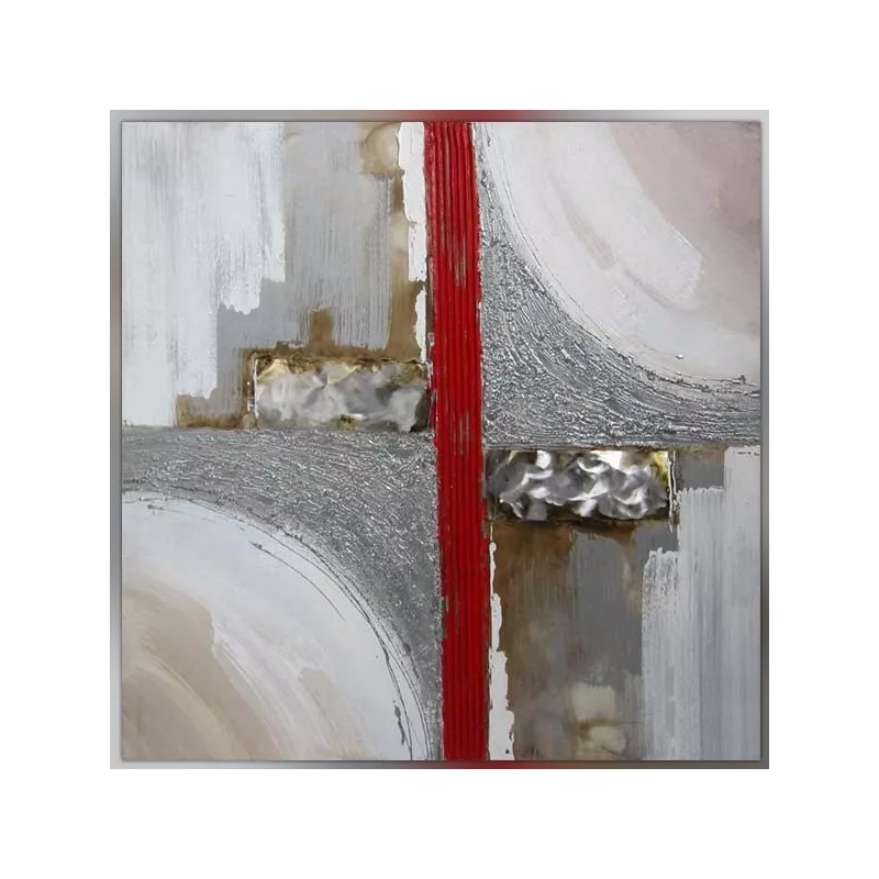 Pintura de diseño industrial y geométrico