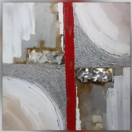 Pintura de diseño industrial y geométrico
