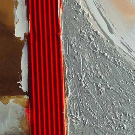 Pintura de diseño industrial y geométrico