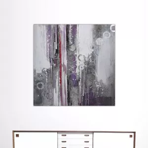 Pintura abstracta parma, lienzo de diseño 100 x 100