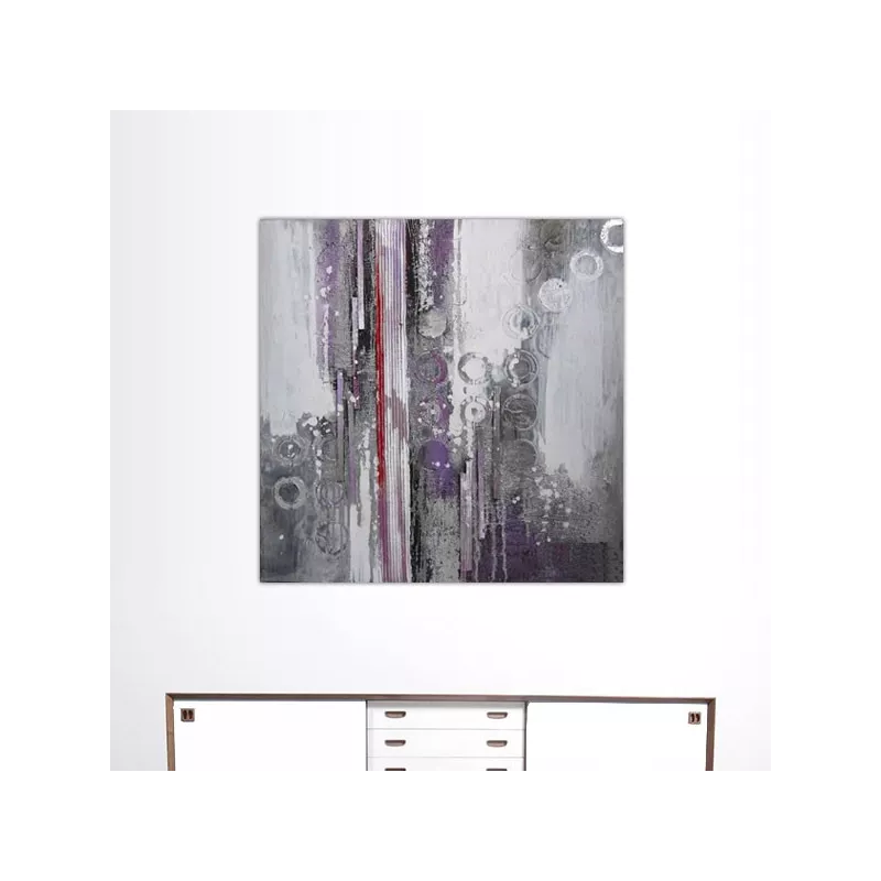 Pintura abstracta parma, lienzo de diseño 100 x 100