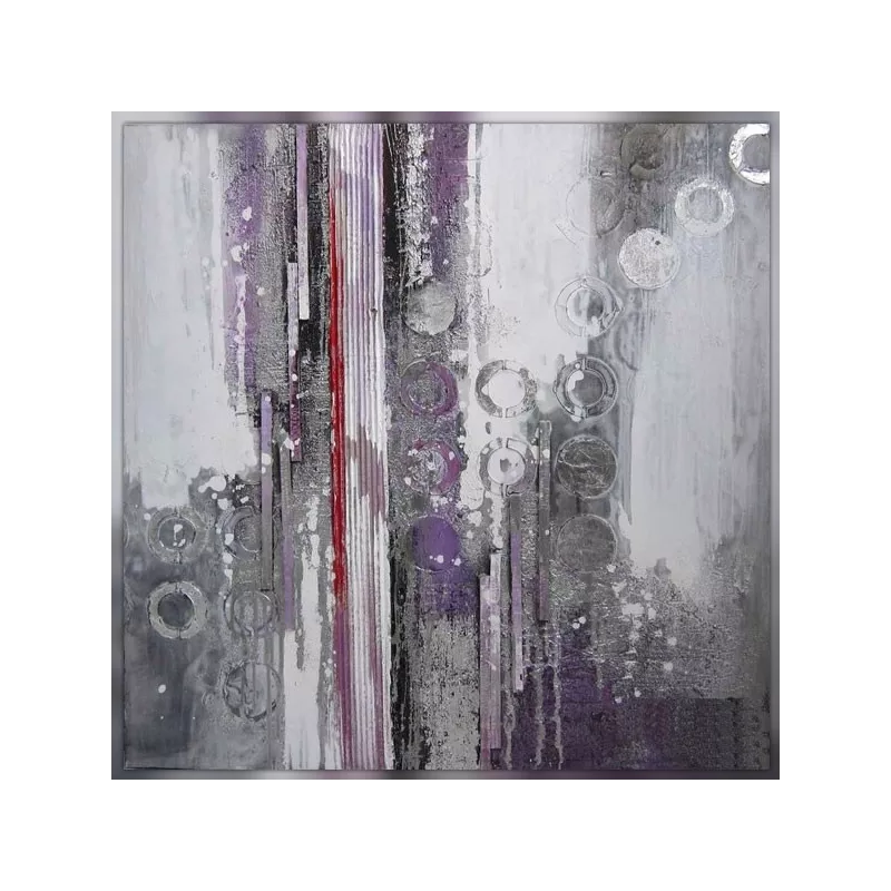 Pintura abstracta parma, lienzo de diseño 100 x 100