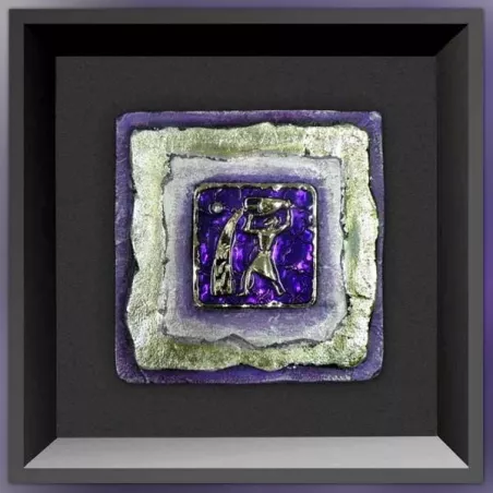 cuadro con un Aquarius, tamaño 23 x 23 cm