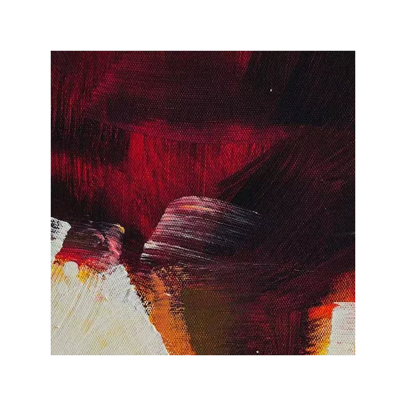 Pintura floral de tono carnal, pintura floral roja
