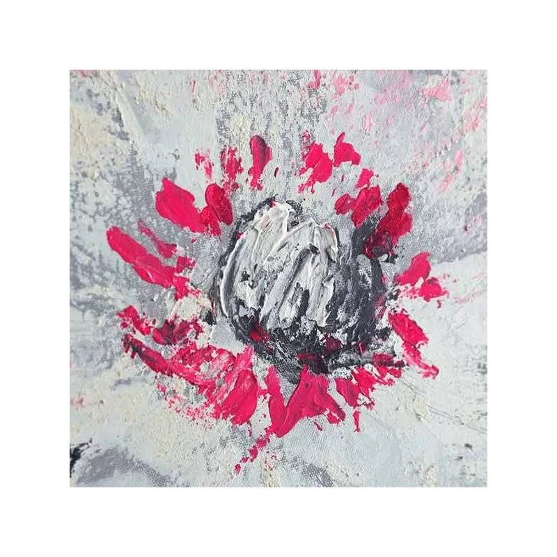 Pintura de flores blancas, estudio botánico