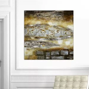 Pintura decorativa de estilo antiguo, 100x100cm