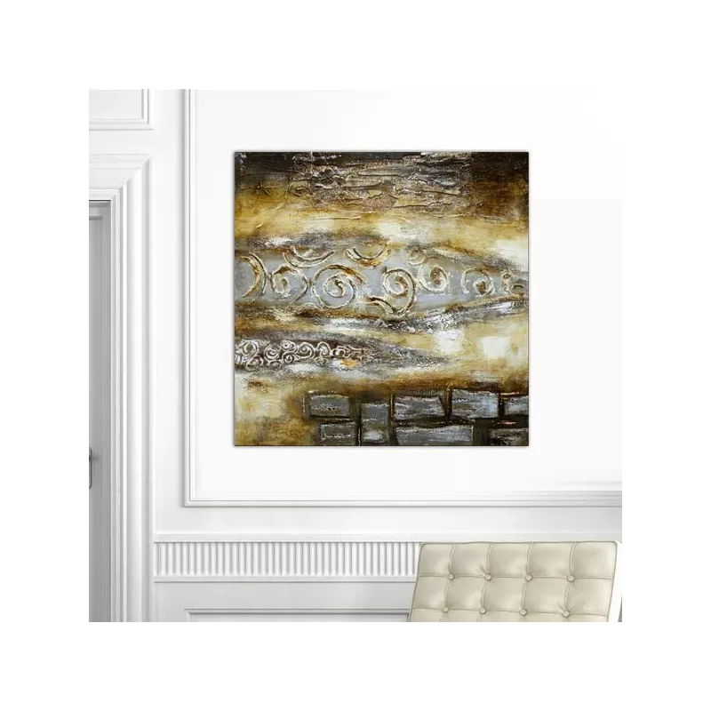 Pintura decorativa de estilo antiguo, 100x100cm