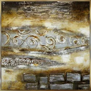 Pintura decorativa de estilo antiguo, 100x100cm