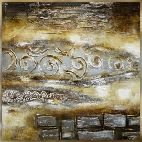 Pintura decorativa de estilo antiguo, 100x100cm