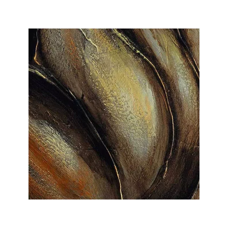 Cuadro estilizado de flores de rosa, 76x76cm