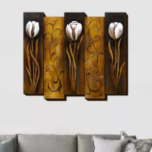 Pintura floral, pintura floral 3D : WIkao