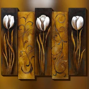 Pintura floral, pintura floral 3D : WIkao