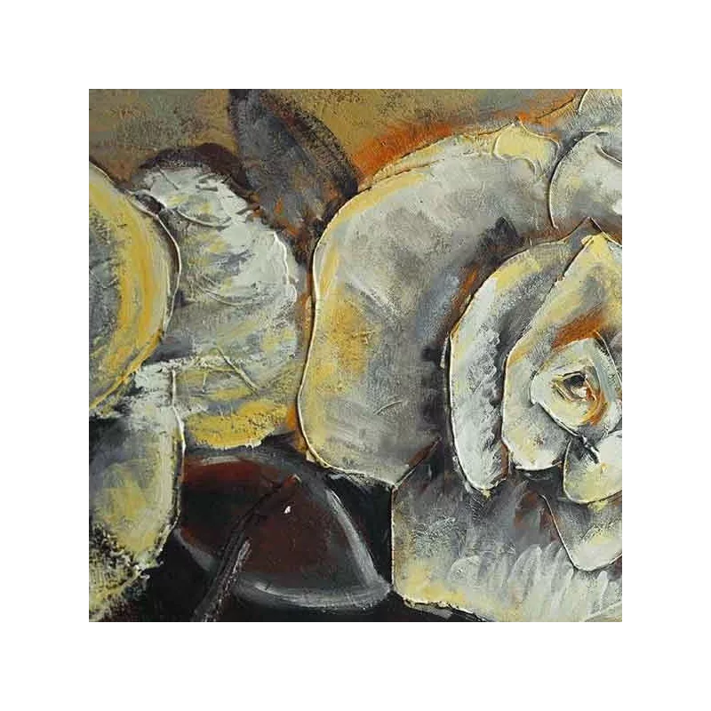 Cuadro panorámico de capullos de rosa, 120 x 40 cm