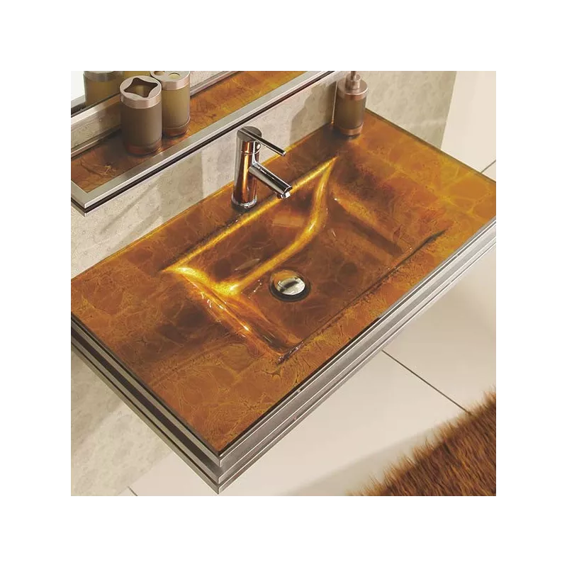 Mueble de baño de cristal Polly