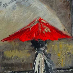Pintura parisina, vista de un paseo por París : Wikao