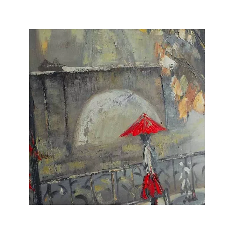 Pintura parisina, vista de un paseo por París : Wikao