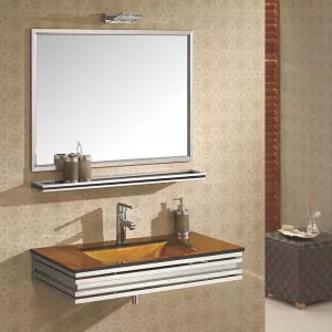 Mueble de baño de cristal Polly