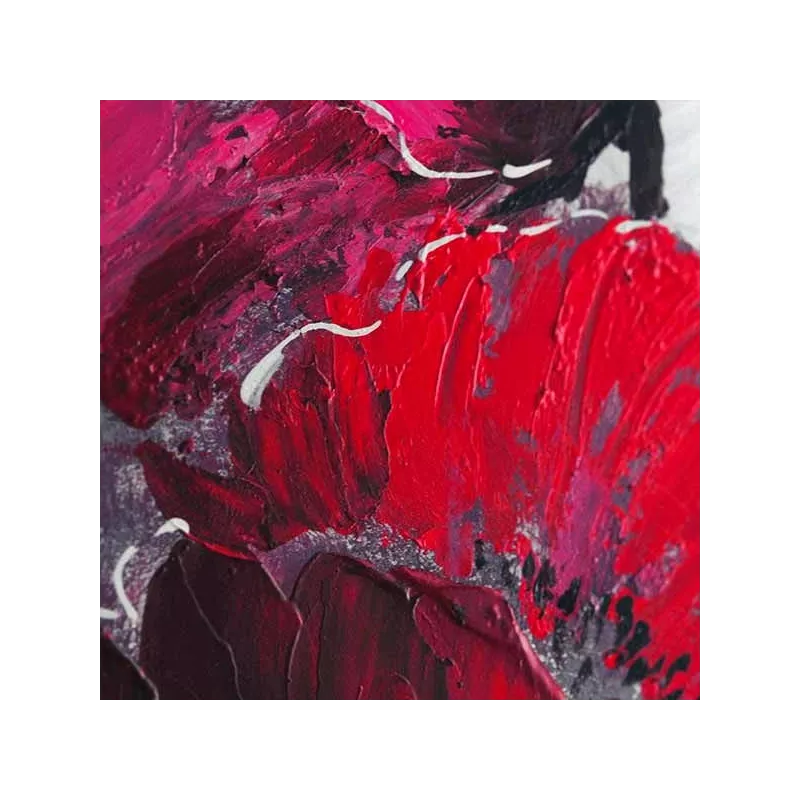 Cuadro de flores, cuadro para enamorados 40 x 120 cm