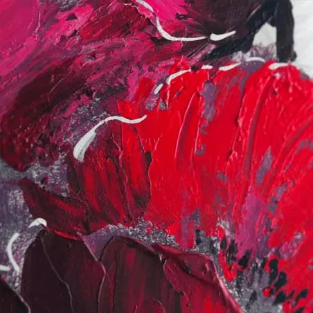 Cuadro de flores, cuadro para enamorados 40 x 120 cm