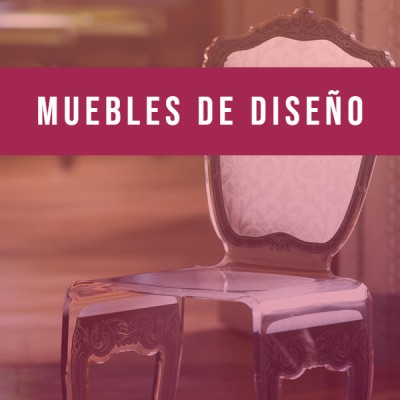 Silla y mesa de diseño